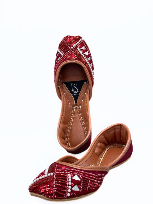 Anaar Kali Red Khussa