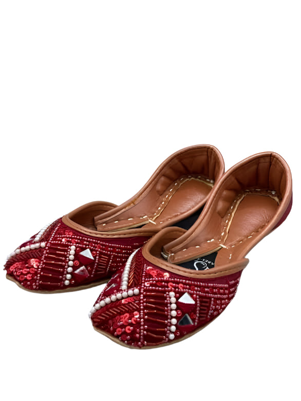 Anaar Kali Red Khussa